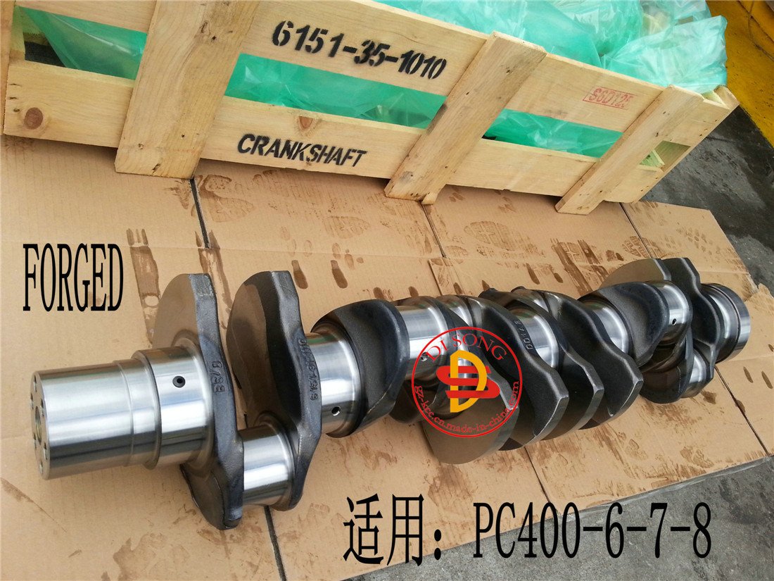 komatsu spare parts crankshaft (6151-35-1010)