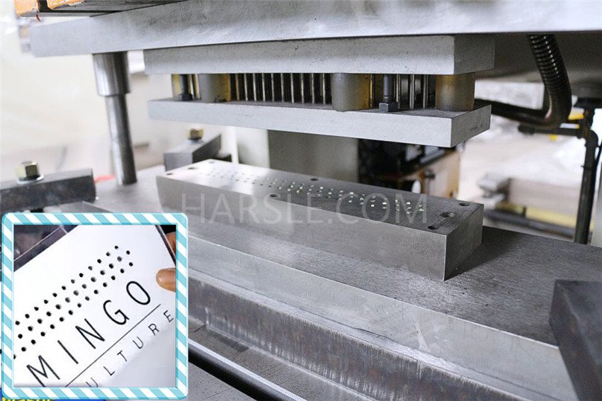Kenya Plastic sleeves punching machine (2) 肯尼亚塑料套管冲孔机(2)