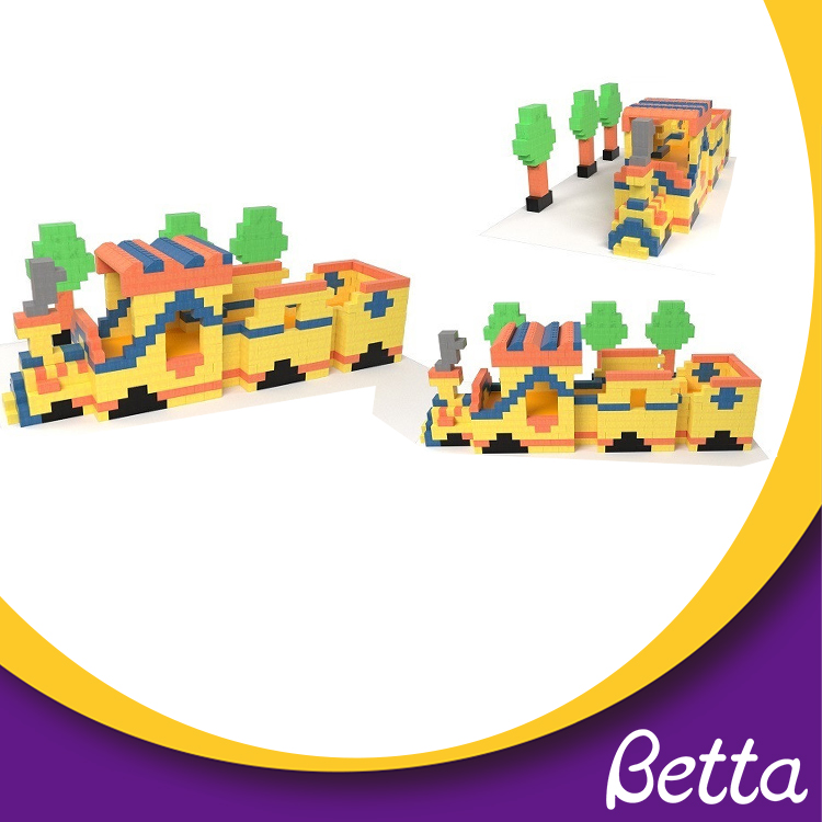 Bettaplay EPP كتل تخزين المواد للأطفال ، ألعاب الجلوس متعددة الألوان للأطفال