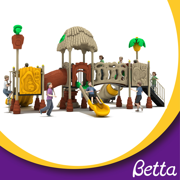 Фабрика Bettaplay продает пластиковые детские игровые площадки разного размера, пластиковые горки для продажи.jpg