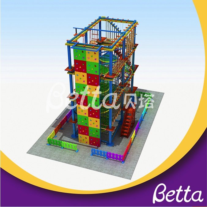 Bettaplay Muro de escalada multicapa equipo de aventura para ni&ntilde;os curso de cuerdas.jpg
