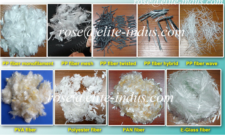 monofilament pp polypropylene fiber for concrete reinforcement