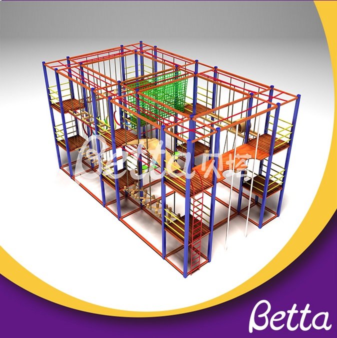 Equipo de circuito de cuerdas de escalada grande del centro comercial Bettaplay.jpg