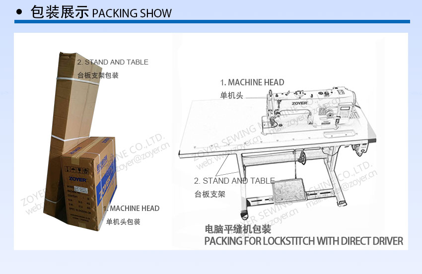 zoyer computer lockstitch sewing machine packing 佐屹电脑平缝机包装 zoyer computer lockstitch sewing machine packing 佐屹电脑平缝机包装