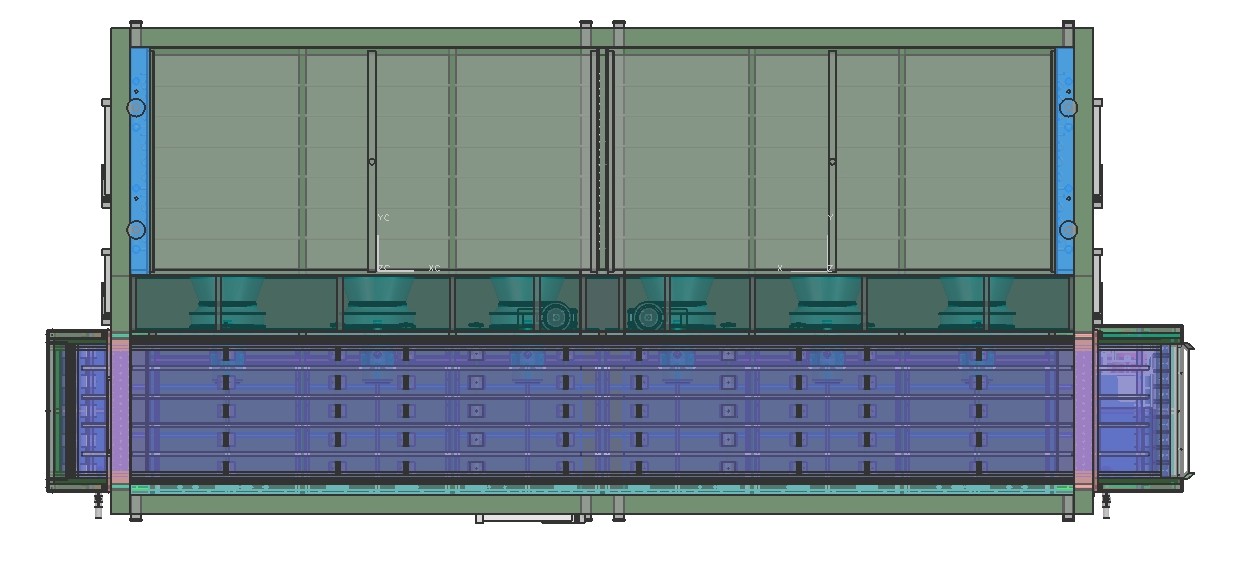 fluidized bed freezer 流態化 Iqf 冷凍機