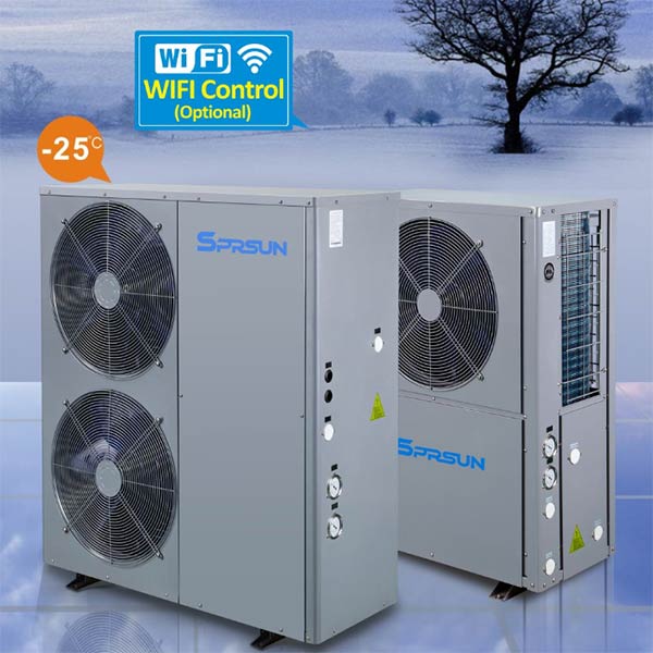 SPRSUN Heat Pump with WiFi Control Bomba de calor SPRSUN com controle WiFi