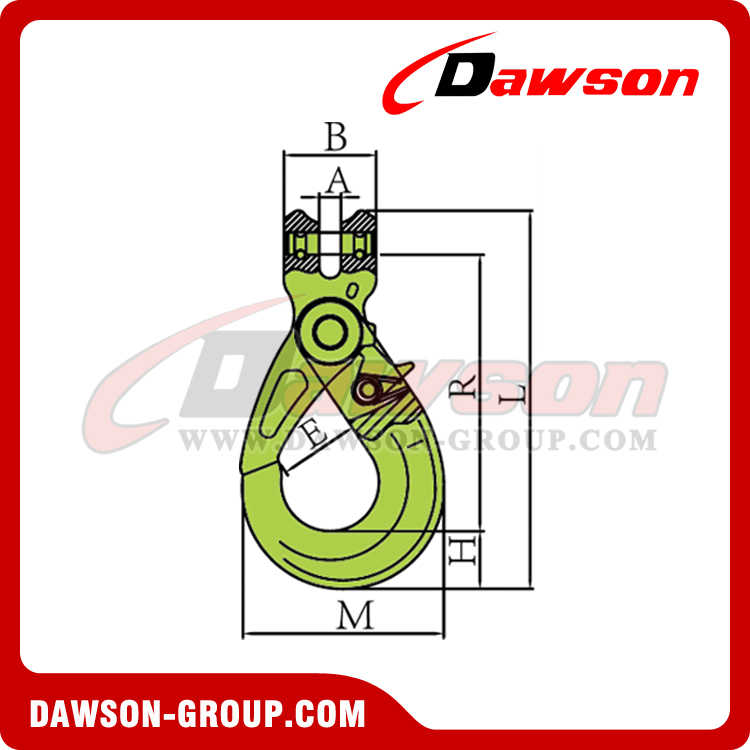DS1006 G100 European Type Clevis Self-Locking Hook - Dawson Group Ltd. - China Manufacturer Supplier, Factory