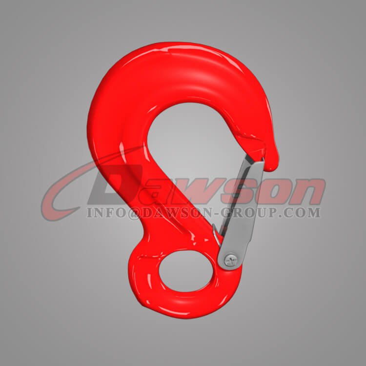 G80 Forged Steel Eye Sling Hook with Cast Latch for Crane Lifting Chains - Dawson Group Ltd. - China Supplier, Exporter