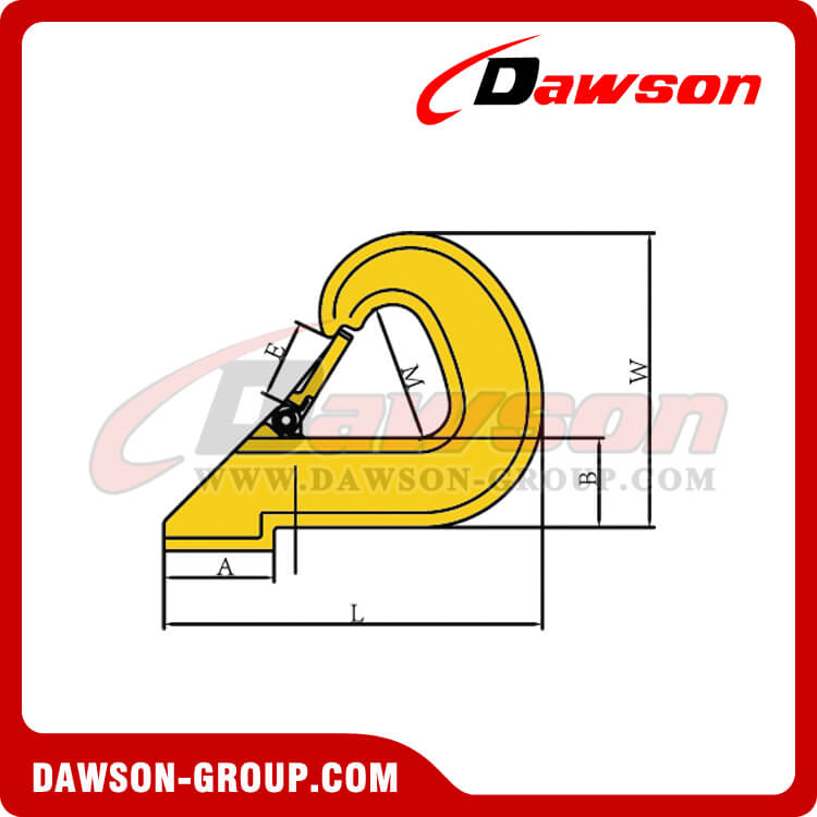 DS628 G80 HEAVY DUTY WELD ON HOOK - DAWSON GROUP LTD. - CHINA MANUFACTURER SUPPLIER