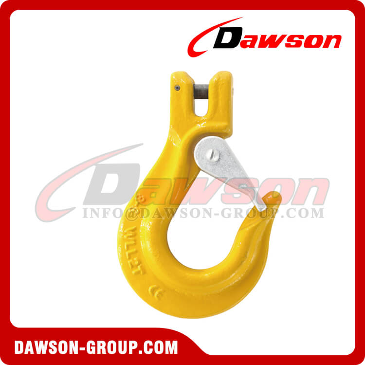 DS014 G80 Clevis Sling Hook with Latch for G80 Lifting Chains - Dawson Group Ltd. - China Manufacturer, Supplier