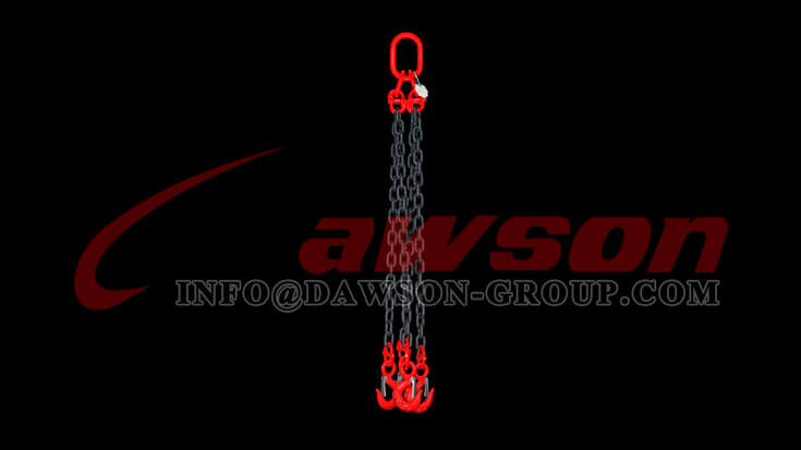 Application of G80 Eye Sling Hook with Latch for Crane Lifting Chain Slings - Dawson Group Ltd. - China Factory