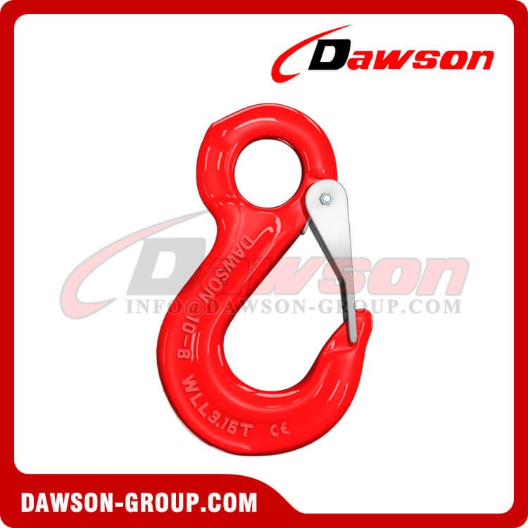 G80 Forged Eye Sling Hook with Cast Latch, Grade 80 Alloy Steel Eye Hook - Dawson Group Ltd. - China Manufacturer, Supplier