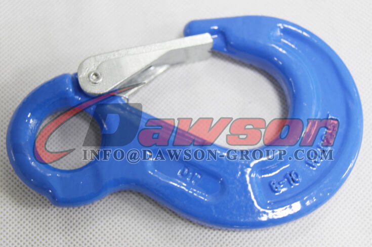 Grade 100 Eye Sling Hook with Latch for Chain Slings - Dawson Group Ltd. - China Supplier