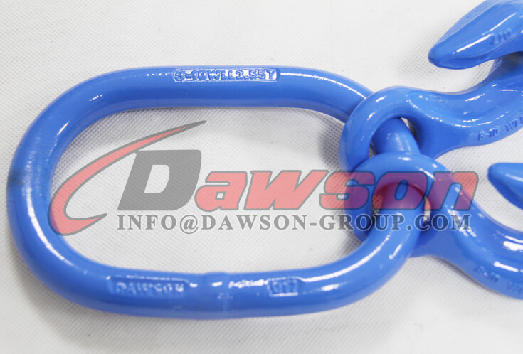 G100 Forged Master Link with 2 Eye Grab Hook with Clevis Attachment for Adjust Chain Length - Dawson Group - China Factory