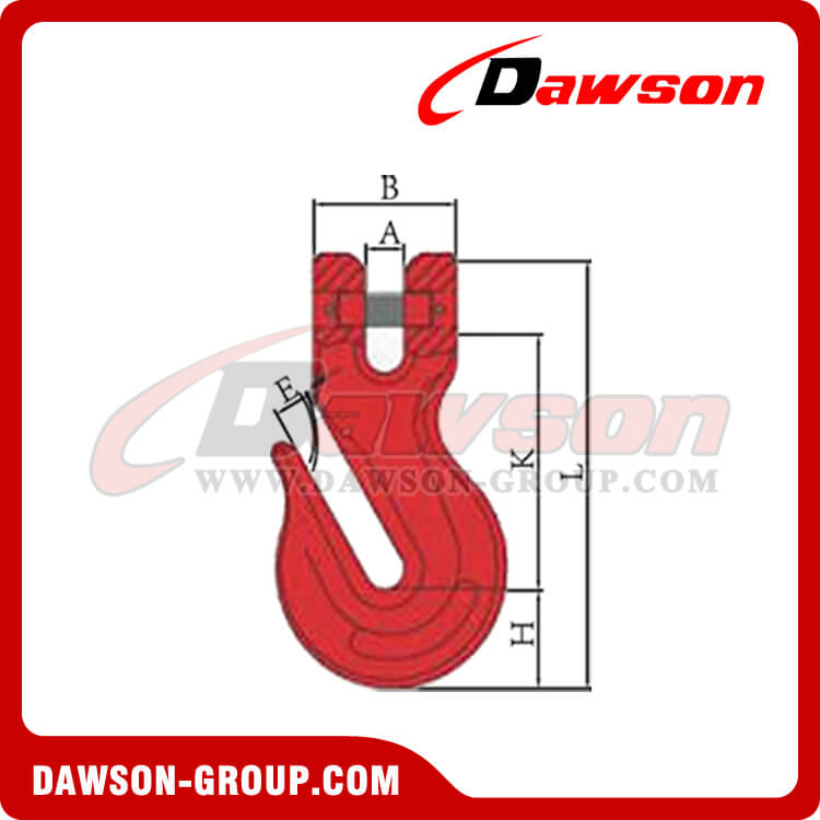 DS028 G80 U.S. TYPE CLEVIS GRAB HOOK DAWSON-GROUP LTD. - CHINA MANUFACTURER