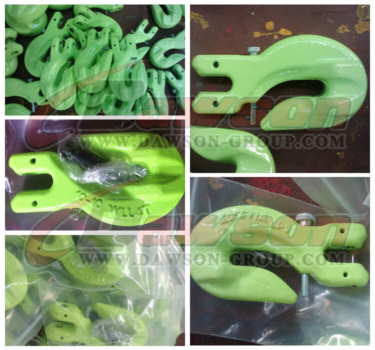 DS1024 G100 Special Clevis Grab Hook With Safety Pin - Dawson Group Ltd. - China Manufacturer, Supplier, Factory