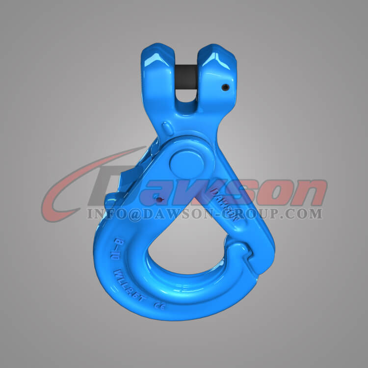 Grade 100 Forged Steel Special Clevis Self-locking Hook with Grip - Dawson Group Ltd. - China Manufacturer, Supplier