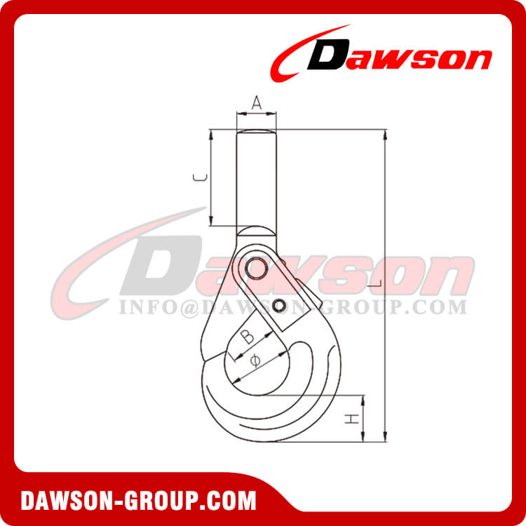 DS011 G80 U.S Type Shank Self-Locking Hook - Dawson Group Ltd. - China Manufacturer, Factory