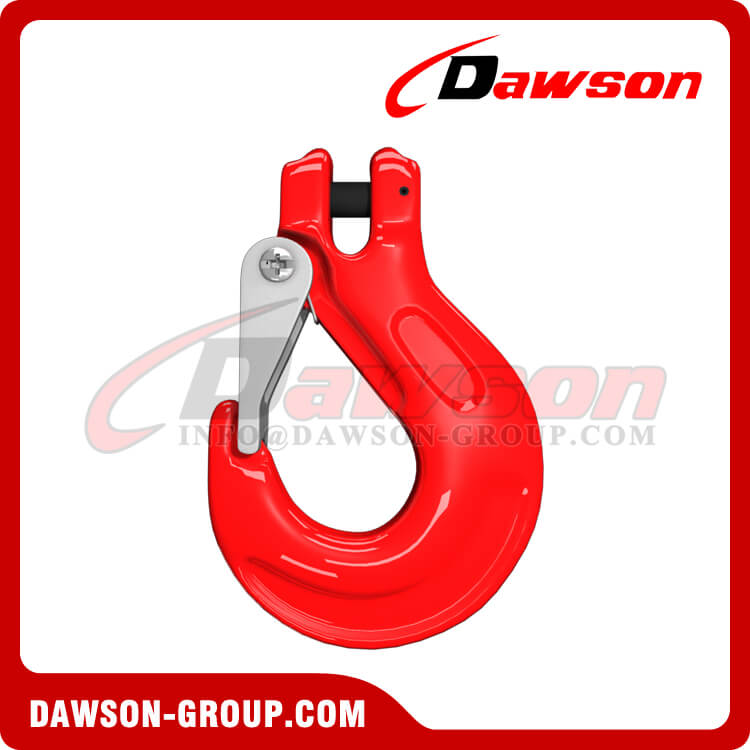 Grade 80 Clevis Sling Hook with Cast Latch for Chain Slings, G80 Clevis Hook - Dawson Group Ltd. - China Factory