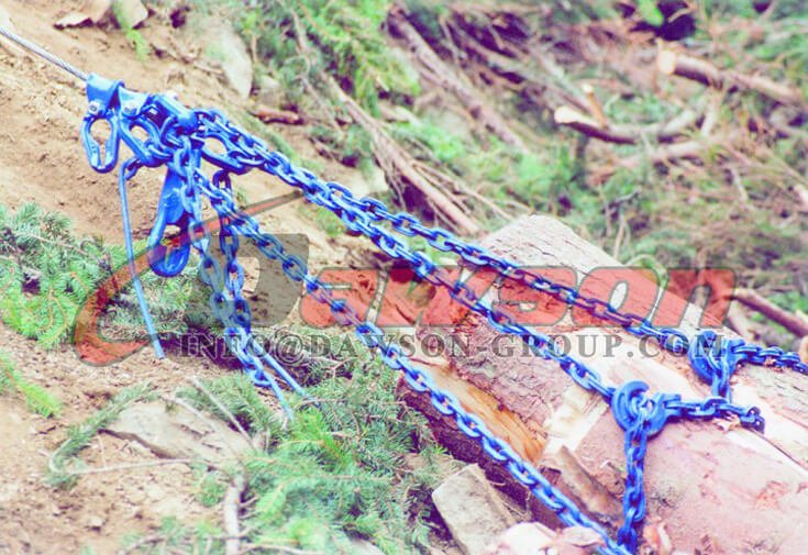 Application of G100 / Grade 100 Swivel Chain Connectors for Forestry Logging, Forestry Chain Assemblies - Dawson Group Ltd. - China Supplier, Exporter