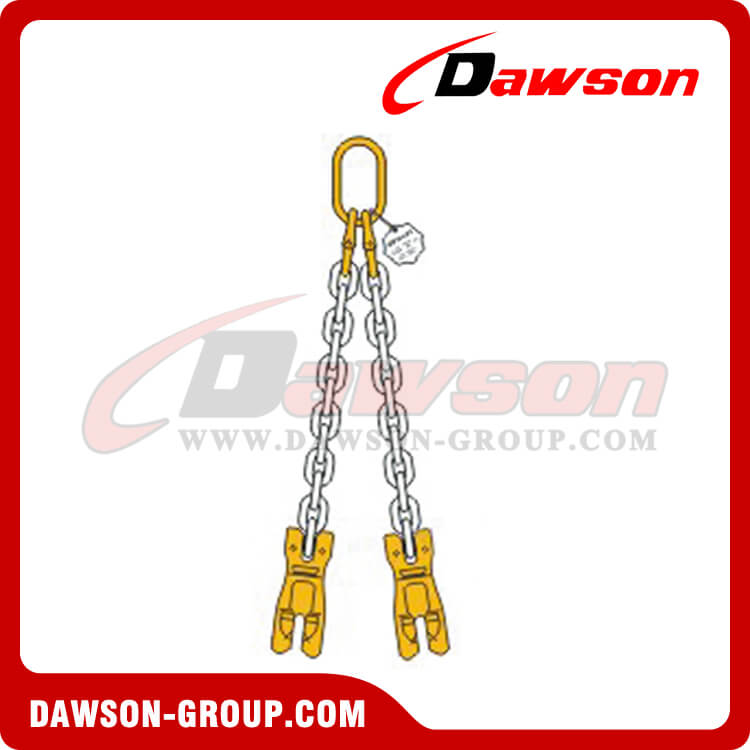 D-DS033-DS073 Double Leg Chain Sling for Lifting - Dawson Group Ltd. - China Manufacturer, Supplier, Factory