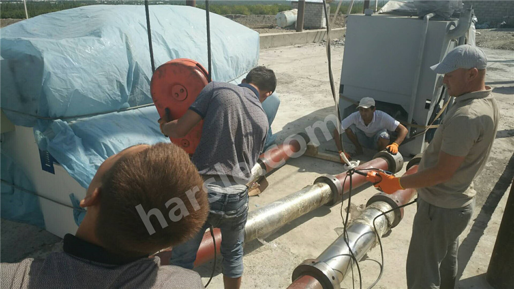 HARSLE Door embossing machine in Uzbekistan (7) HARSLE门压花机在乌兹别克斯坦(7)