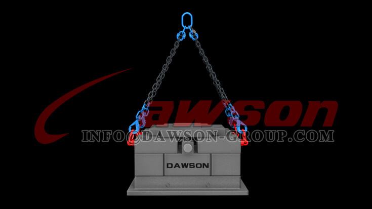 Application of Dawson Grade 100 Forged Special Swivel Self-locking Hook with Grip Latch for Chain Slings - China Factory