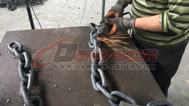 Work Shop Show Grade 80 Fishing Long Link Chain / Painted Steel Welded G80 Fishing Chain - Dawson Group Ltd. - China Manufacturer, Supplier, Factory