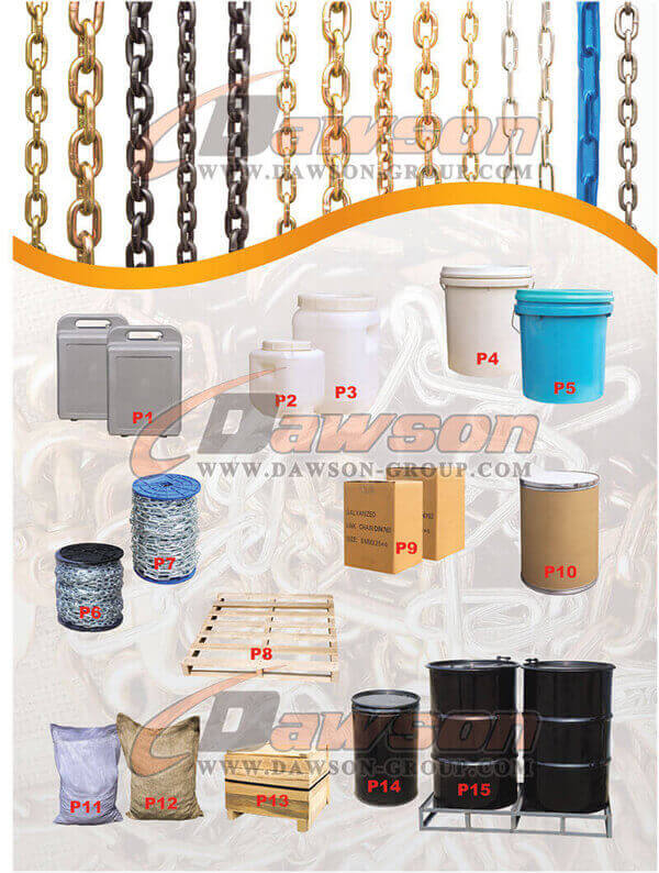 Package of Grade 80 Alloy Lifting Chain EN818-2 - Dawson Group LTD. - China Manufacturer, Supplier, Factory