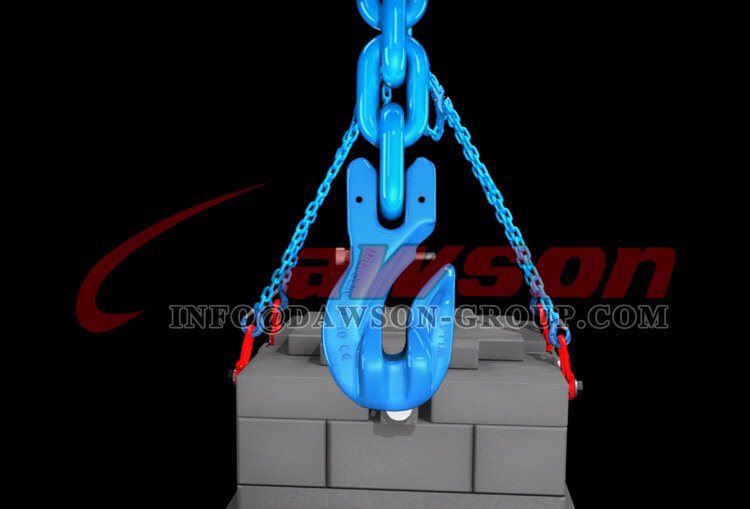 Application of G100 Special Clevis Grab Hook with Safety Pin, Grade 100 Forged Steel Clevis Grab Hook - China Supplier