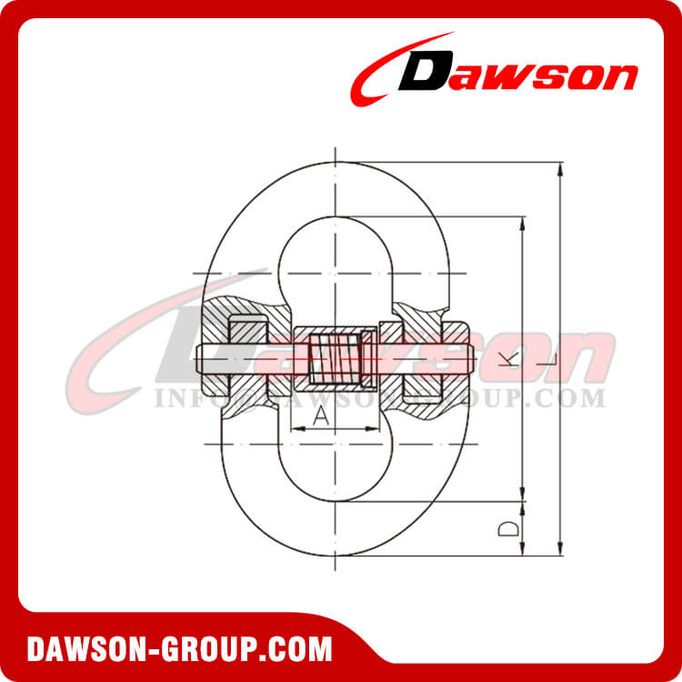 DS267 G80 Connecting Link, Forged Super Alloy Steel Chain Connector - Dawson Group Ltd. - China Manufacturer, Supplier