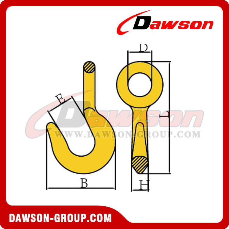 DS280 ROUND REVERSE EYE HOOK - DAWSON GROUP LTD. - CHINA MANUFACTURER SUPPLIER, FACTORY