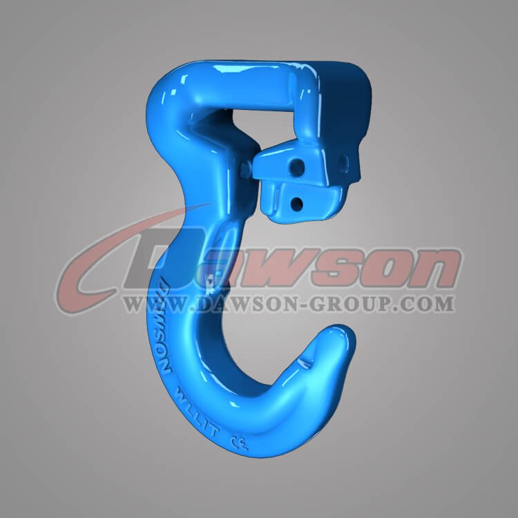 G100 Synthetic Sling Hook with Latch for Lifting Slings, Drop Forged Hook - China Manufacturer, Supplier