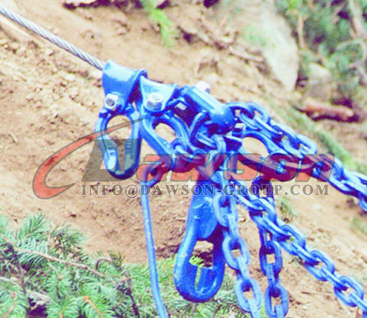 Application of G100 / Grade 100 Swivel Chain Connectors for Forestry Logging, Forestry Chain Assemblies - Dawson Group Ltd. - China Factory