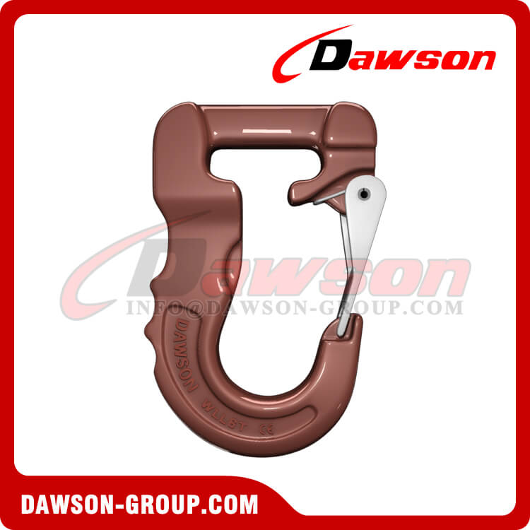 Grade 100 Web Sling Hook, G100 Synthetic Alloy Round Sling Hook 6T - Dawson Group Ltd. - China Supplier