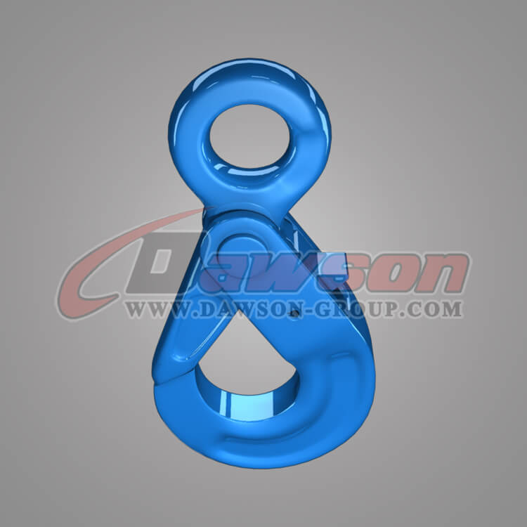 Grade 100 European Type Eye Self-Locking Hook, Forged Steel Eye Safety Hook - China Manufacturer, Exporter