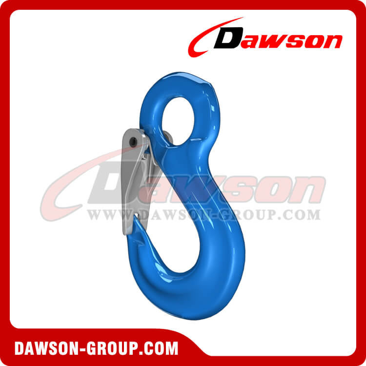 G100 Eye Sling Hook with Latch for Lifting Slings, Grade 100 Eye Hook - China Manufacturer Supplier, Exporter, Factory