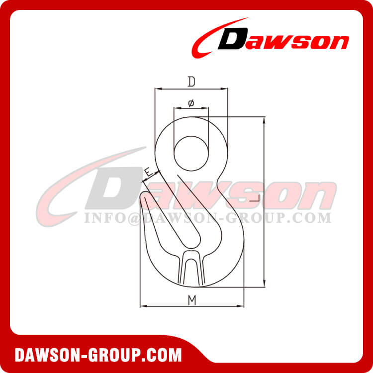 DS768 Eye Shortening Cradle Grab Hook with Wings - Dawson Group Ltd. - China Manufacturer, Supplier