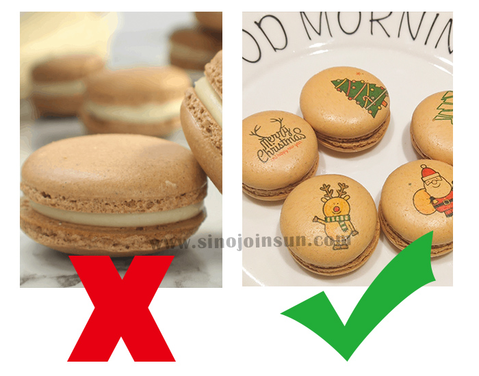 food edible ink decoration comparation