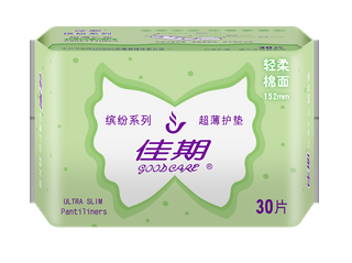 佳期丝薄护垫30片