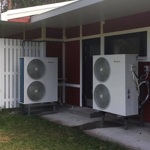 Diferentes tipos de bombas de calor de fonte de ar