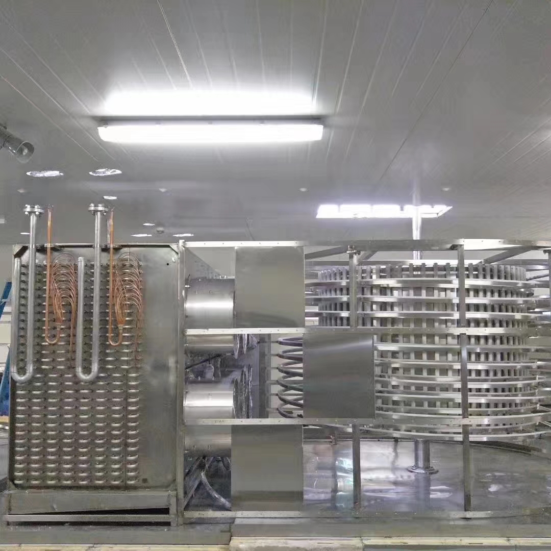 螺旋冷凍機內部 