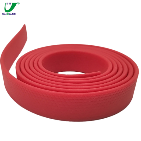 High Tenacity Red Black Embossed Weatherproof 25mm PVC Vinyl Plastic ...